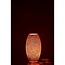 Aliya Tafellamp - 18x18x28 cm - Rood - Glas
