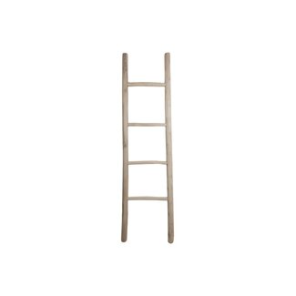 Decoratie Ladder - 45x5x150cm - Naturel - Teak