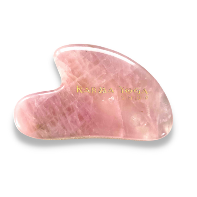 Rozenkwarts Gua Sha - Massagesteen