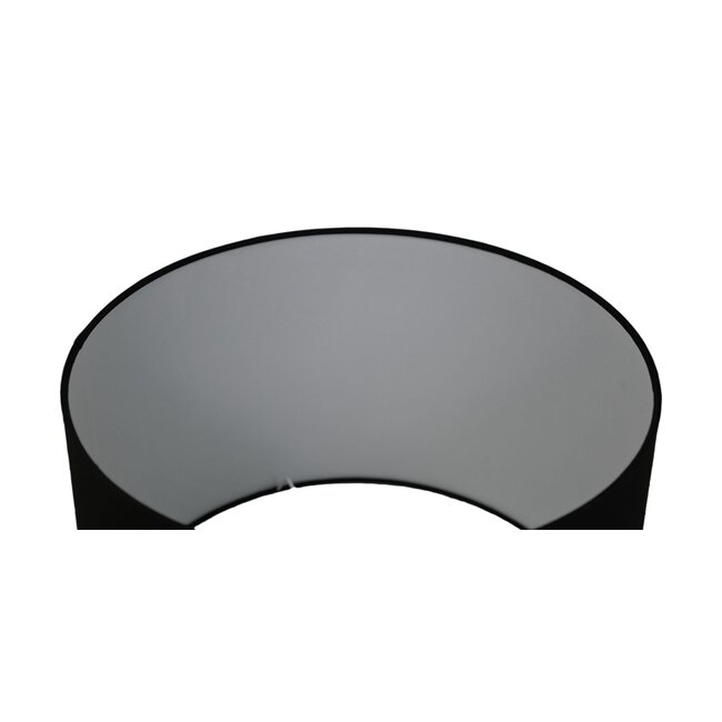 Ronde Lampenkap Emmie - Zwart - Katoen