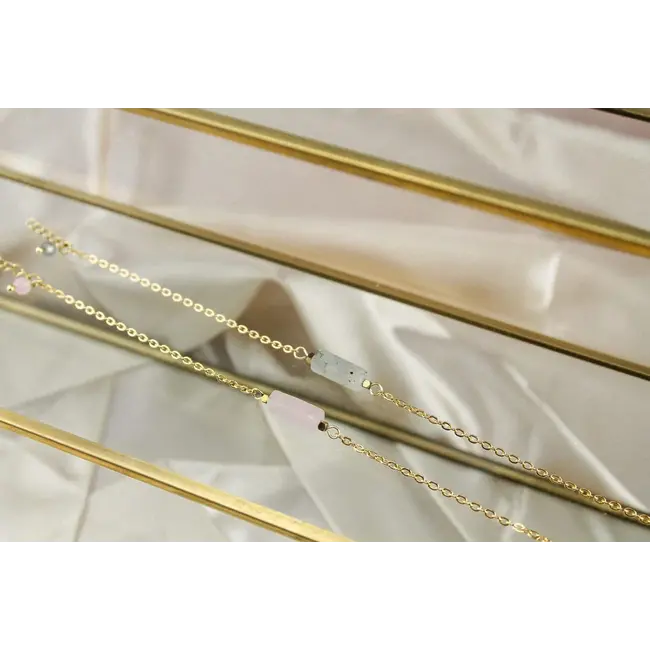 Rozenkwarts en Hematiet Armband - Balans en Harmonie in Stijl