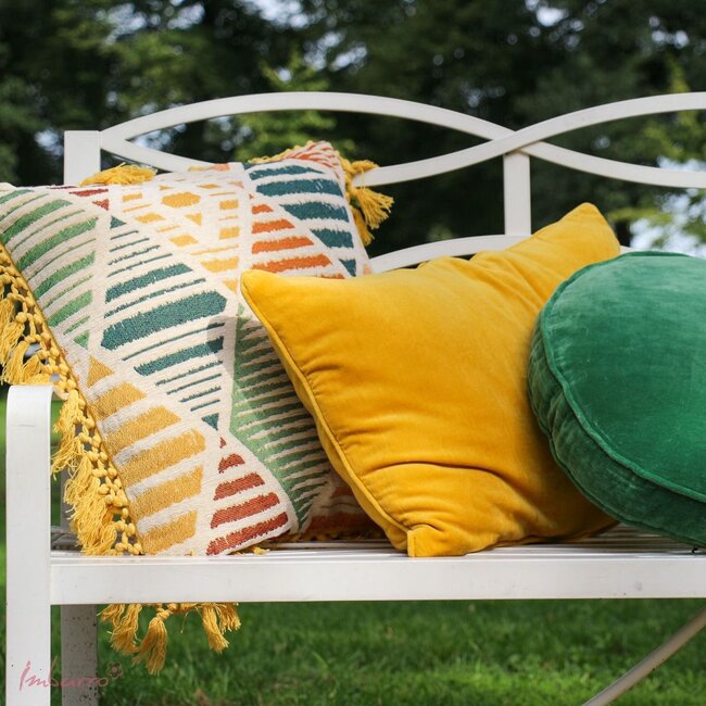 Imbarro Sierkussen Lala P - 40x60cm - Yellow - Katoen/Velvet