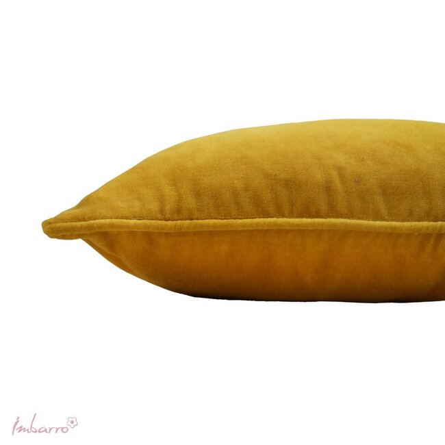 Imbarro Sierkussen Lala P - 40x60cm - Yellow - Katoen/Velvet