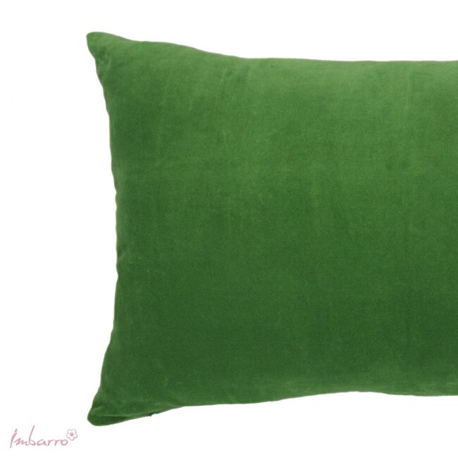 Imbarro Sierkussen Lala X - 45x70 cm - Groen - Katoen/Velvet