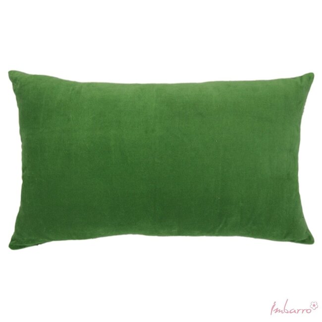 Imbarro Sierkussen Lala X - 45x70 cm - Groen - Katoen/Velvet