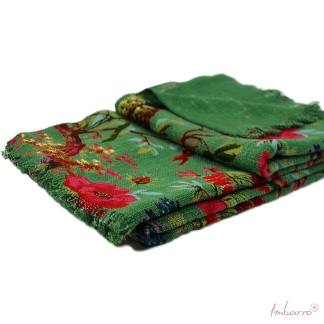 Plaid Paradise - 130x170 cm - Groen - Katoen