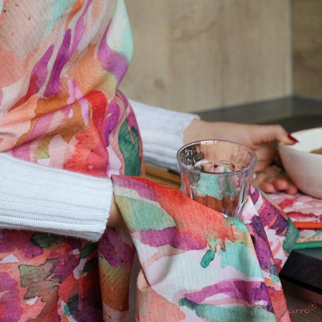 Keukenschort Anemone - One Size - Multi - Katoen