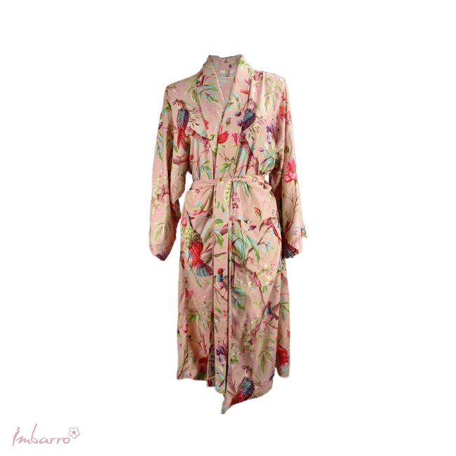 Imbarro Kimono Royal Paradise - One Size - Roze - Viscose
