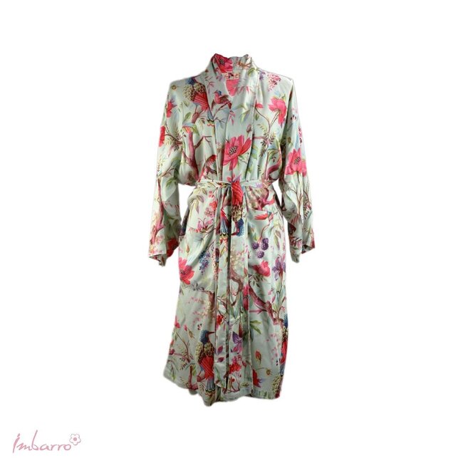 Imbarro Kimono Royal Paradise - One Size - Mint - Viscose