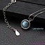 Labradoriet Ketting - 925 Zilver