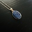 Ketting met Kyaniet en 925 Zilver