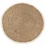 Bazar Bizar Het Seagrass & Katoen Rond Tapijt - Naturel Wit - 150