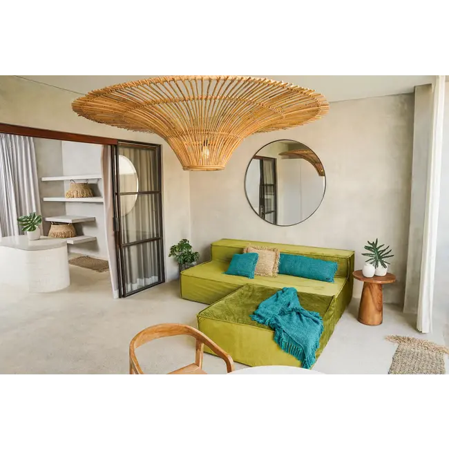 De Timber Conic Bijzettafel - ø50x57cm - Naturel - Munggurhout