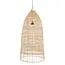 De Elba Hanglamp - 45x45x90cm - Naturel - Rotan