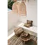 De Elba Hanglamp - 45x45x90cm - Naturel - Rotan