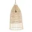 De Elba Hanglamp - 30x60cm - Naturel - Rotan