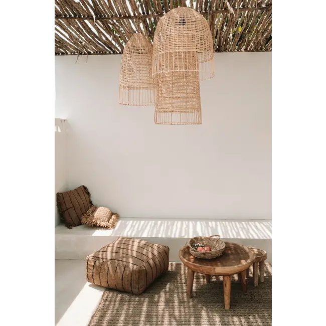 De Amalfi Hanglamp - 50x55cm - Naturel - Rotan