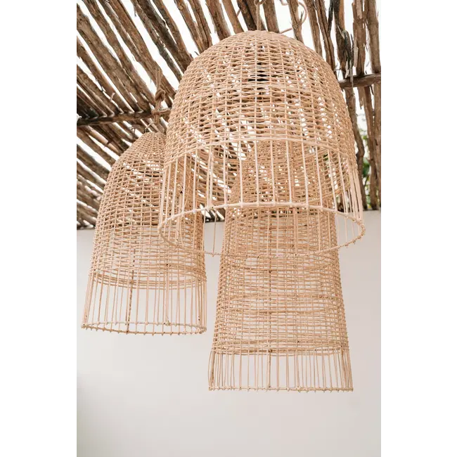 De Amalfi Hanglamp - 50x55cm - Naturel - Rotan