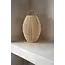 De Zuri Hanglamp/Vloerlamp - 25x25x38cm - Naturel - Rotan