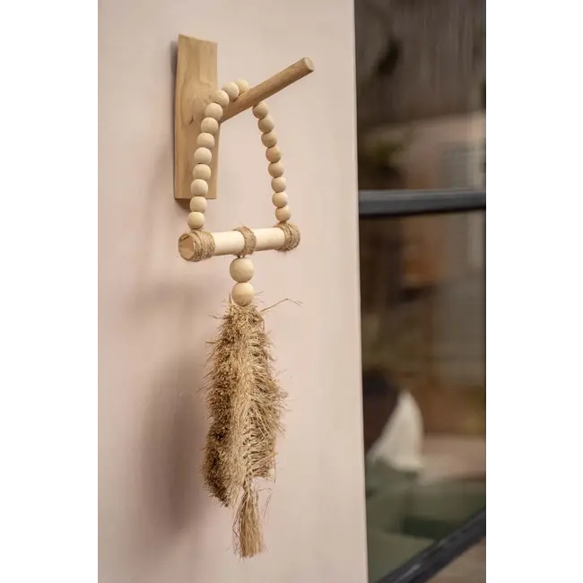 Kapstokhaak Teakhout Naturel - The Hook
