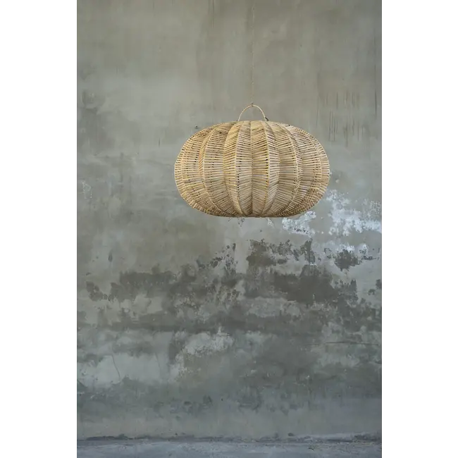 De Cerise Hanglamp - 72x50cm - Naturel - Rotan