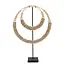 Dubbele Halsketting met Schelpen op Stand - 35x10x55cm - Naturel