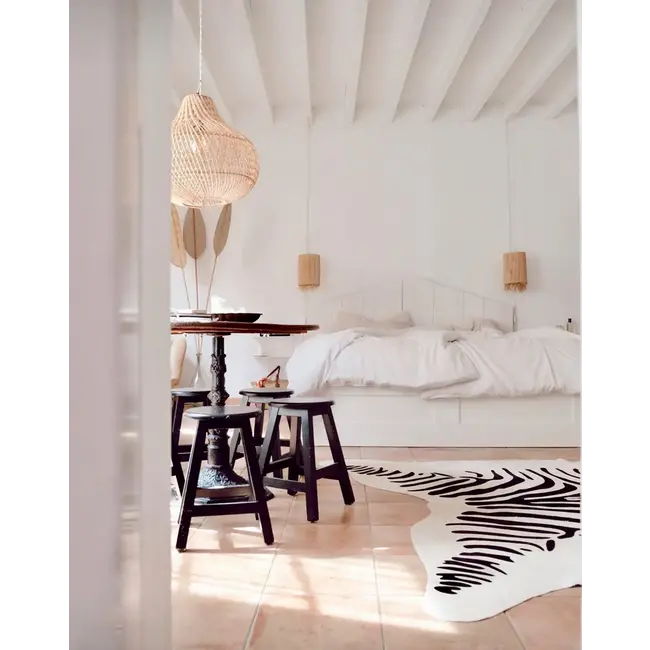 De Bottle Hanglamp - ø50x50cm - Naturel - Rotan