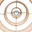De Wedding Cake Hanglamp - 51x51x32cm - Naturel - Rotan