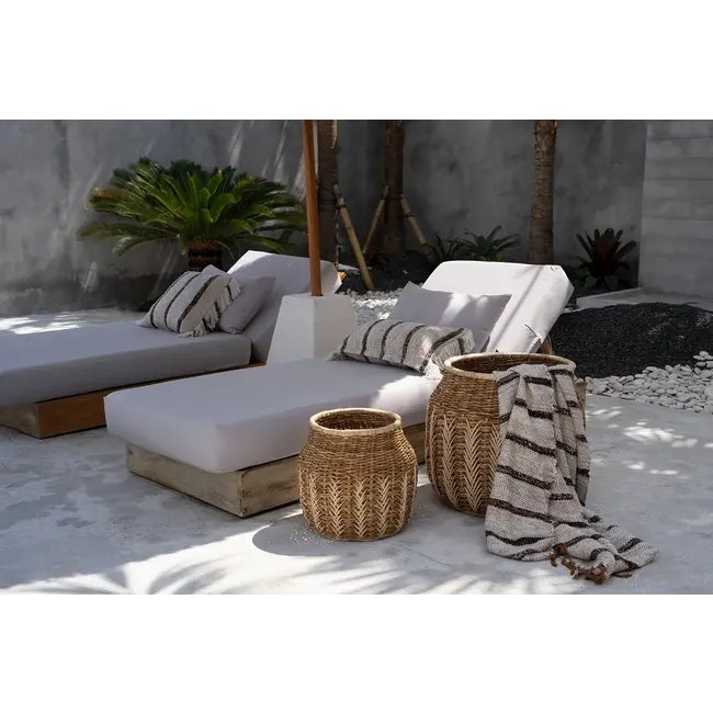 De Oh My Gee Kussenhoes - Bohemian Wit - 40x40