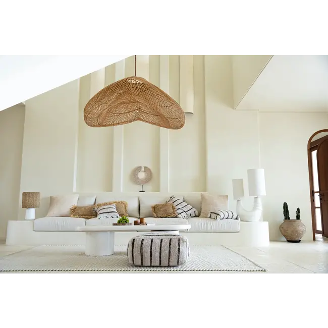 De Oh My Gee Kussenhoes - Bohemian Wit - 40x40