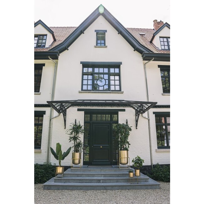 De Messing Plantenbak op Voet - Messing - M