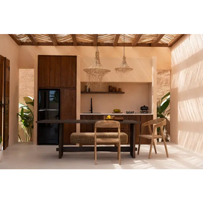 De Mykonos Hanglamp - 40x30cm - Naturel - Rotan