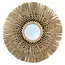 De Havana Spiegel - ø70cm - Naturel/Zwart - Gras