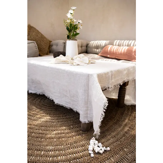 Zeegras Vloerkleed Rond - Naturel 100 cm