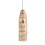 De Fish Trap Hanglamp/Vloerlamp - 23x90cm - Naturel - Rotan