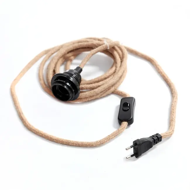 Lampfitting t.b.v. vloerlampen / tafellampen - Naturel