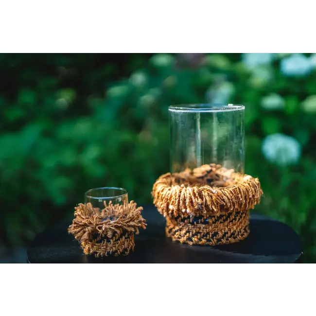 Kaarsenhouder - Kaneel Zwart- XXL