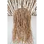De Honolulu Hanglamp - 70x70x150 cm - Naturel - Raffia/Rotan