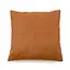 Bazar Bizar De Four Panel Leather Kussenhoes - Camel - 40x40