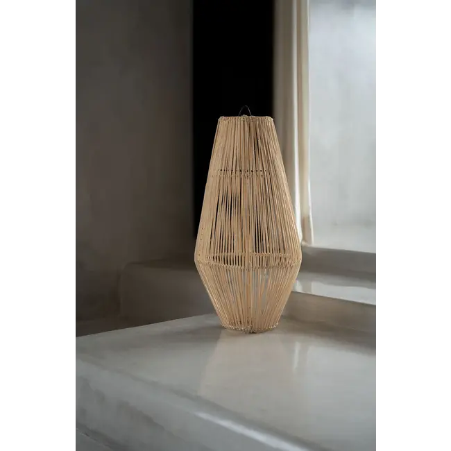 De Afrodisiac Hanglamp - ø30x60cm - Naturel - Rotan