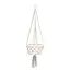 Bazar Bizar De Macrame Planthanger - Wit - L