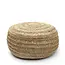 De Seagrass Poef Rond - ø60x35cm - Naturel