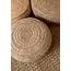 De Seagrass Poef Rond - ø60x35cm - Naturel