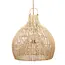 De Lobster Trap Hanglamp - 55x55cm - Naturel - Rotan