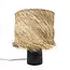 Tafellamp Naturel Sisal met Zwarte Voet - Pandan