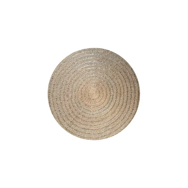 Het Seagrass Tapijt - ø100cm - Natural - Raffia/Sisal 