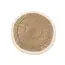 Het Seagrass & Katoen Rond Tapijt - Naturel Wit - 100