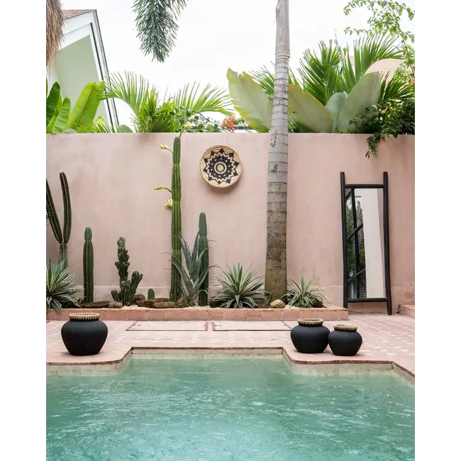 De Island Dressing Spiegel - Zwart