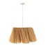 Hanglamp - 35x35x120 cm - Naturel - Hout/Gras