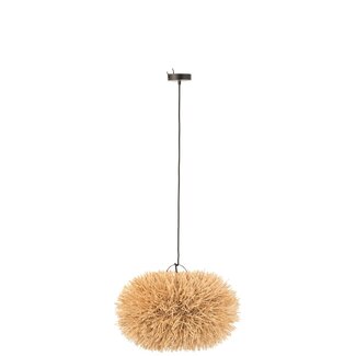 Hanglamp Ovaal - 53x53x160 cm - Naturel - Rotan/Jute